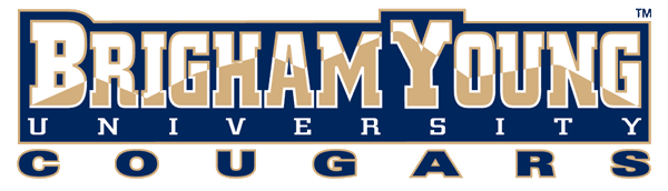 Brigham Young Cougars 1999-2004 Wordmark Logo iron on paper